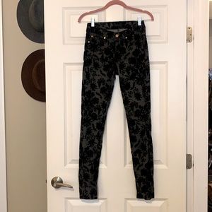 7 for All Mankind Velvet and Denim pant